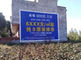 荊門(mén)品牌公司青睞的墻體廣告